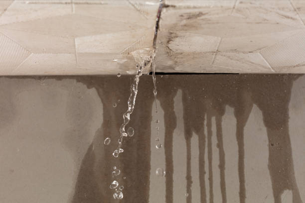 Professional Water Damage Restoration technician working in Gordon, TX
